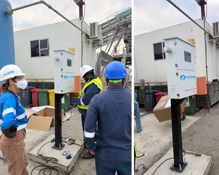 Zetron TH2000A Diterapake ing Tambang Lithium Afrika Selatan, Nyetel Standar Anyar kanggo Pemantauan Kualitas Udara Cerdas ing Operasi Pertambangan Luar Negeri