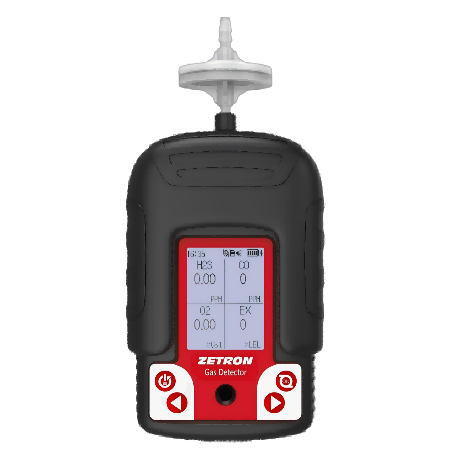 Detektor gas 4-in-siji