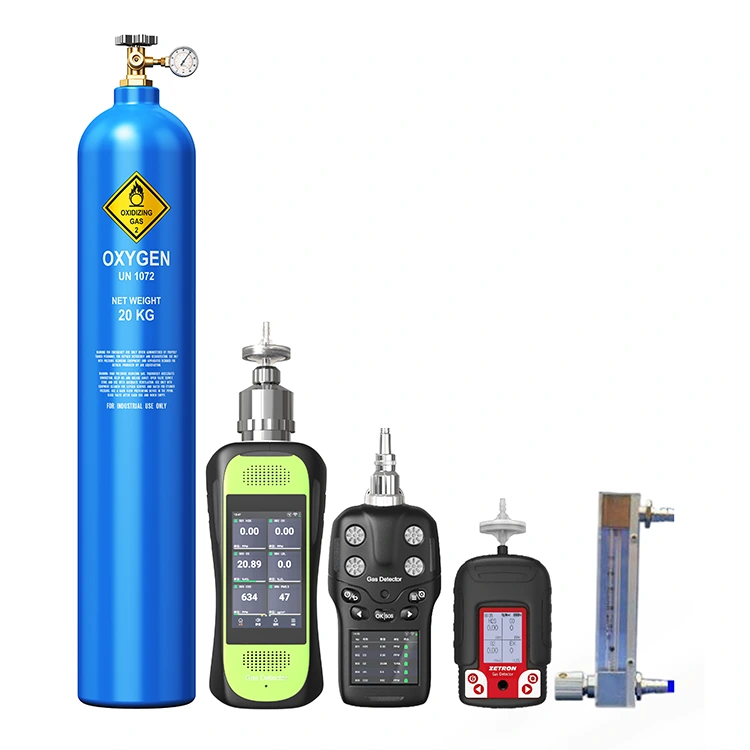Kit Test Bump Detektor Gas Portable kanggo Verifikasi Respons Sensor